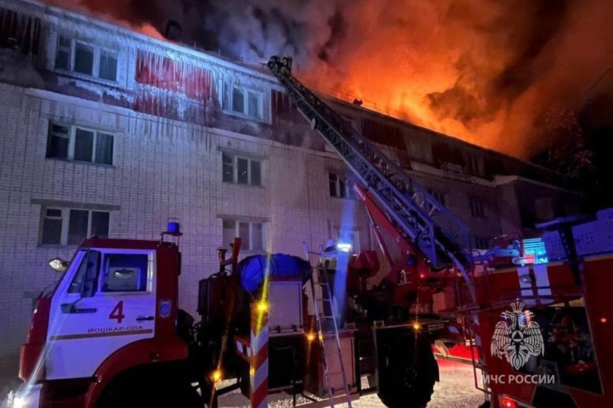 В Марий Эл произошел пожар в здании санатория «Лесная сказка»