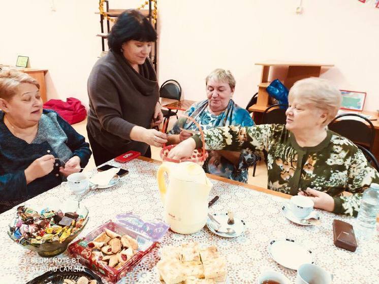 В одной из сельских библиотек Серпухова прошел святочный вечер