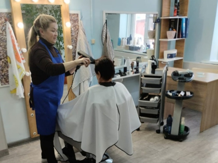 Благодаря господдержке белгородка обновила парикмахерскую