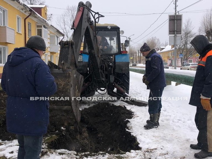 Из-за аварии дома в брянском поселке Белые Берега остались без тепла