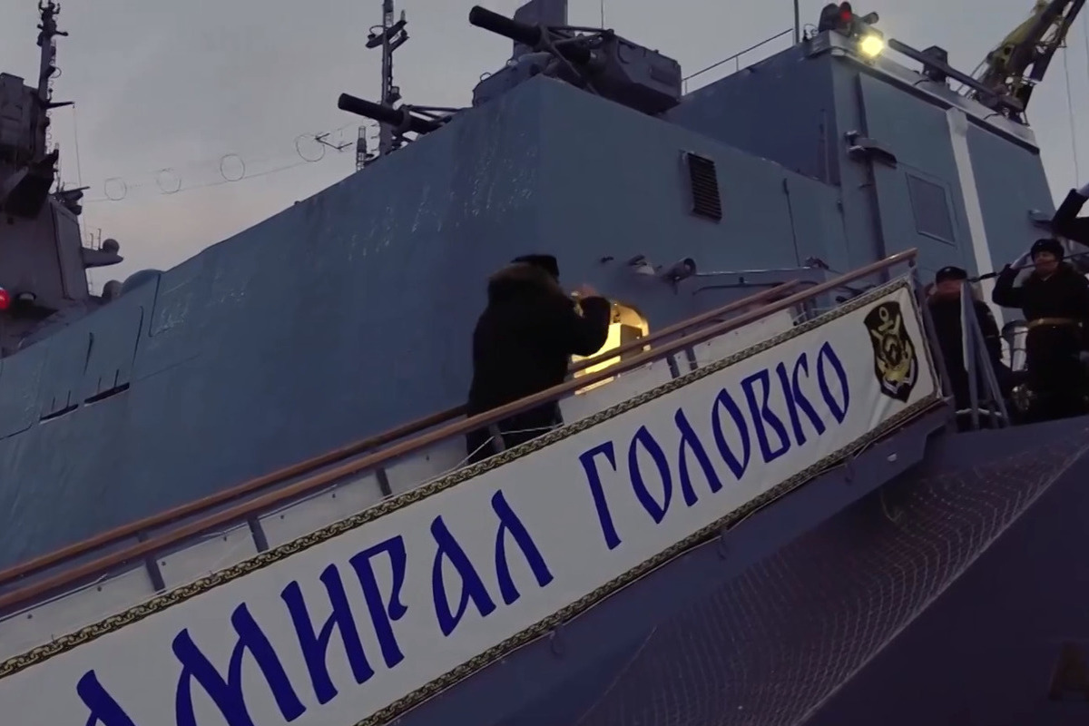 Фрегат «Адмирал Головко» ушел из Петербурга и вошел в состав Северного флота