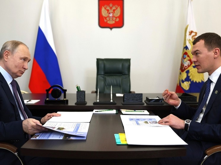 Михаил Дегтярев доложил президенту Российской Федерации о том, как  развивается сейчас Хабаровский край - МК Хабаровск