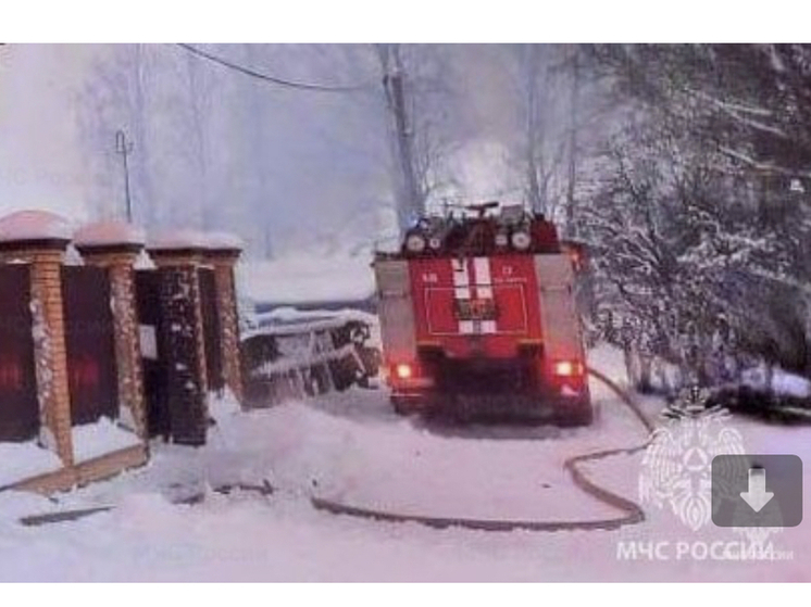 В Монастырщине произошел пожар