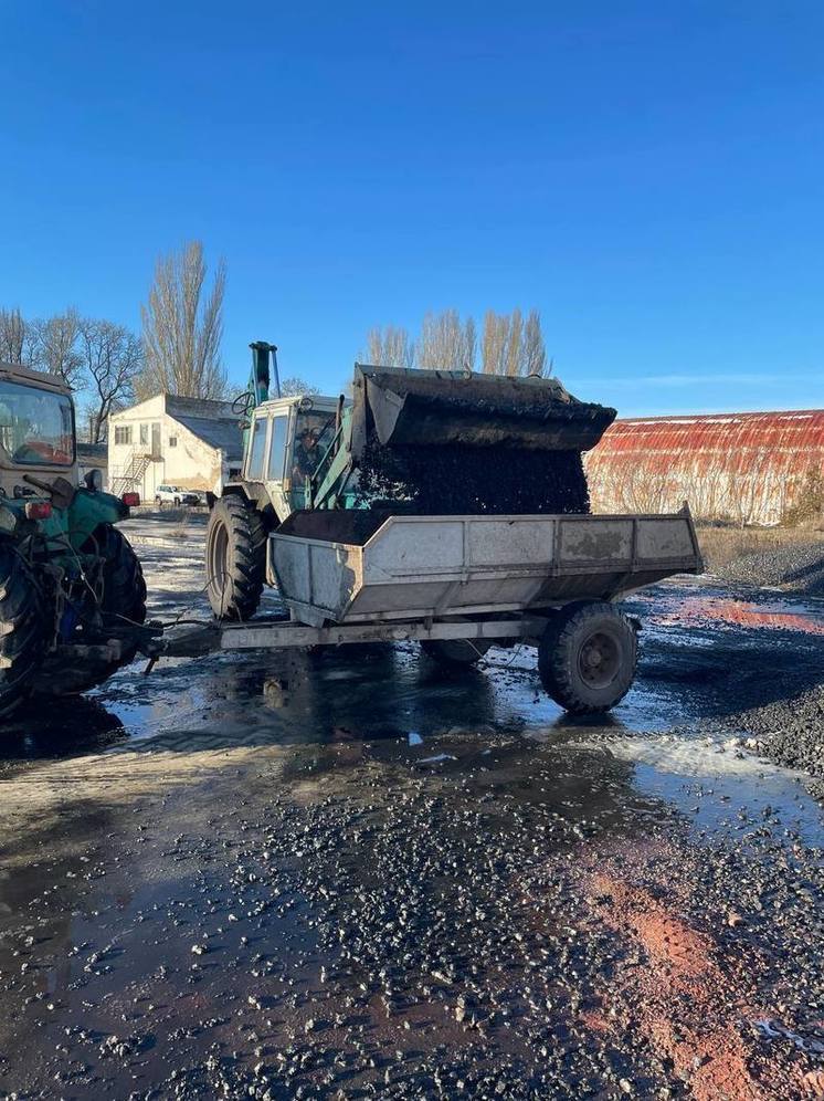 В Скадовске Херсонской области продолжается выдача социального угля