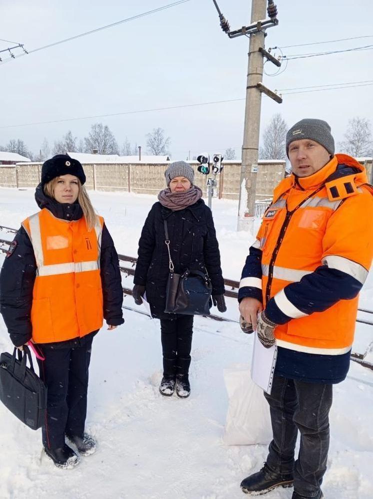 На железной дороге в Тверской области прошел рейд по предупреждению травматизма
