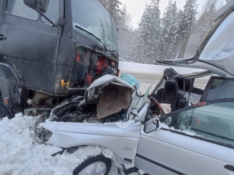 Жительница Карелии ищет очевидцев ДТП в Сегеже, где иномарка попала под грузовик