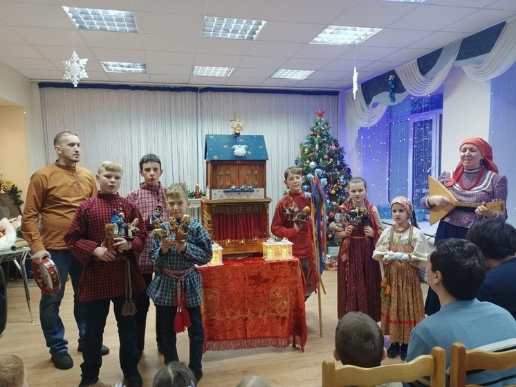 Представление «Рождественский вертеп» прошло в социальном центре «Серпуховский»