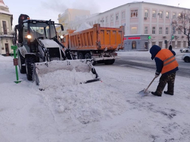 За сутки из Уфы вывезли 18 тысяч кубометров снега