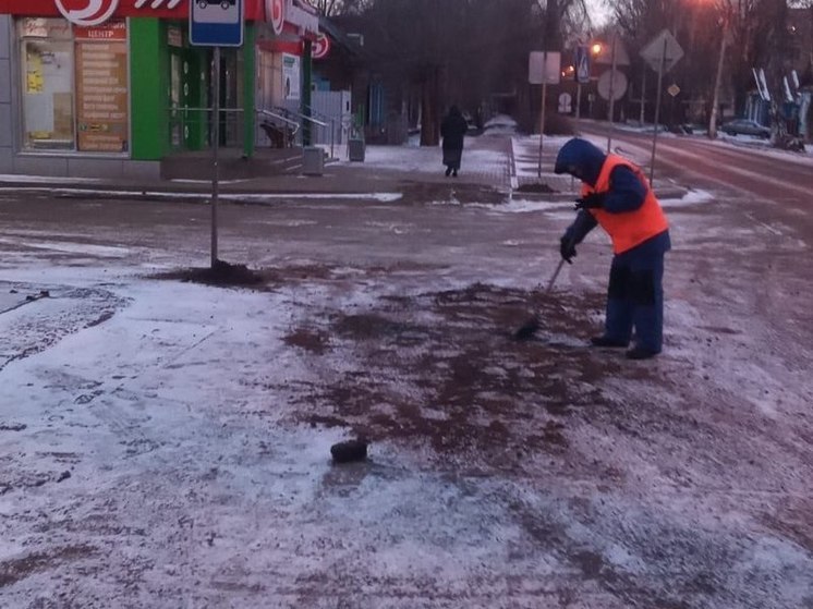 Астрахань стала одним большим катком