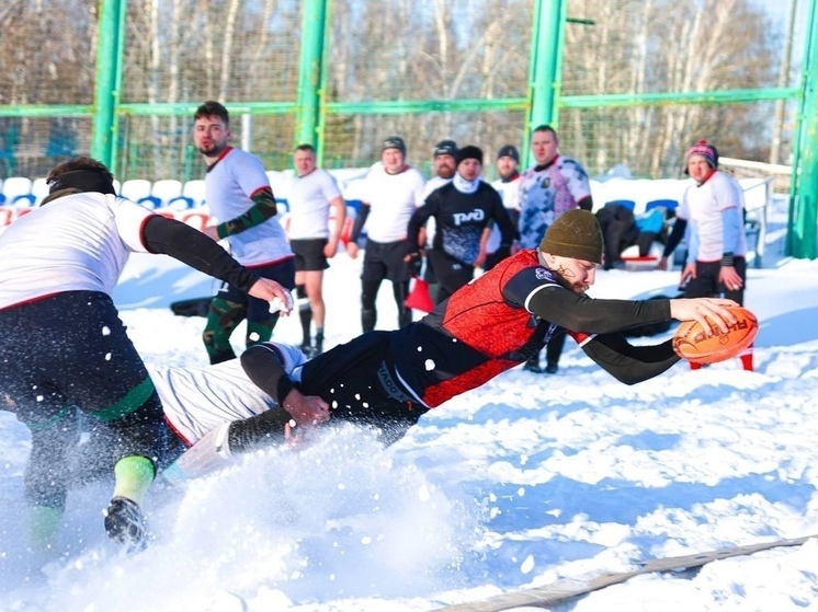 Курская команда выиграла чемпионат ЦФО по регби на снегу