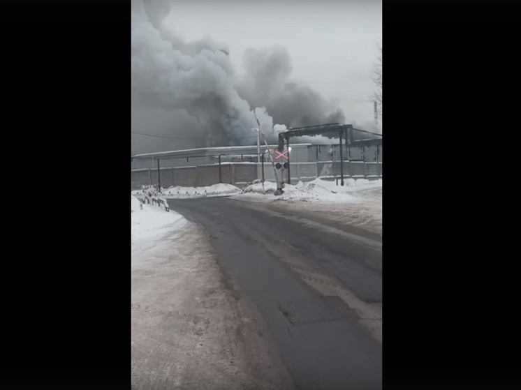 Крупный пожар вспыхнул в Новокузнецке
