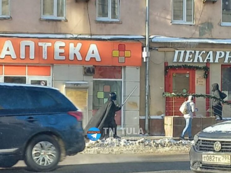 На улицах Тулы был замечен Дарт Вейдер