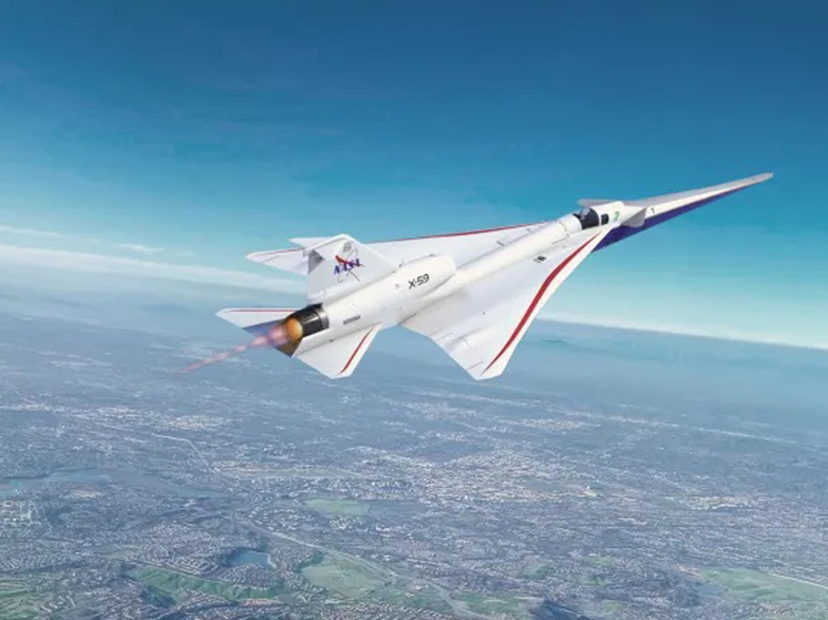 НАСА представило бесшумный сверхзвуковой самолет для пассажирских полетов0