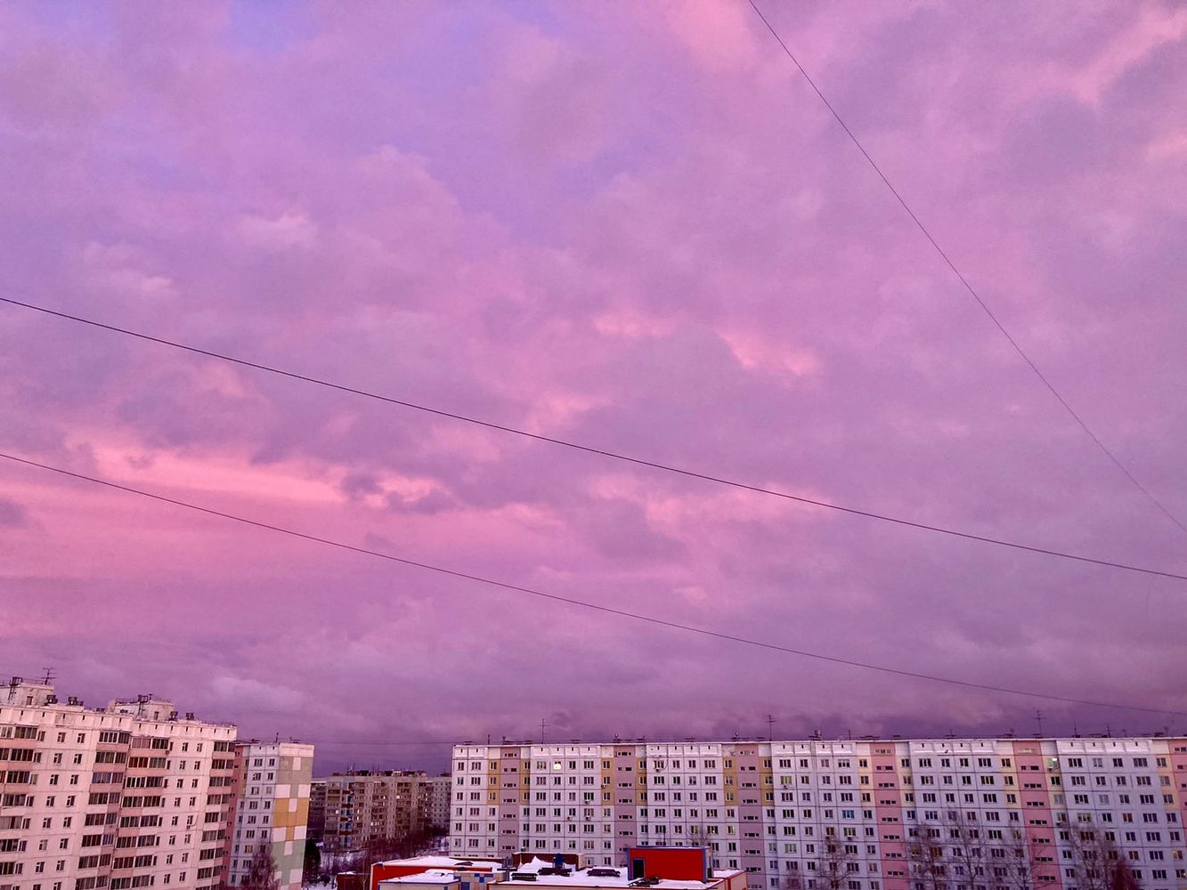 Розовый вечер: 10 фото невероятного заката в Новосибирске 14 января