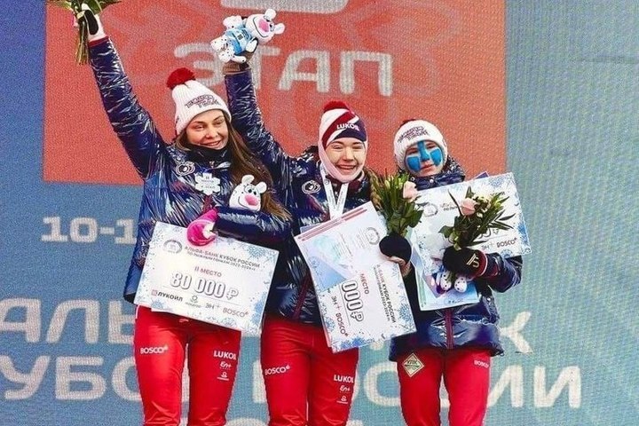 Тюменские спортсмены завоевали награды Кубка России по лыжным гонкам