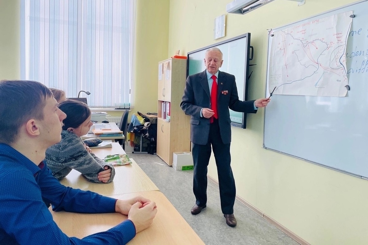 Ветераны рассказали школьникам Серпухова о Сталинградской битве