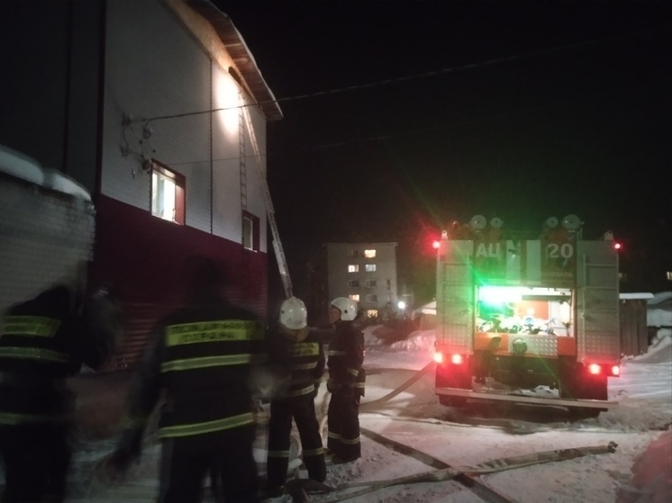 Чердак котельной загорелся в Калевале