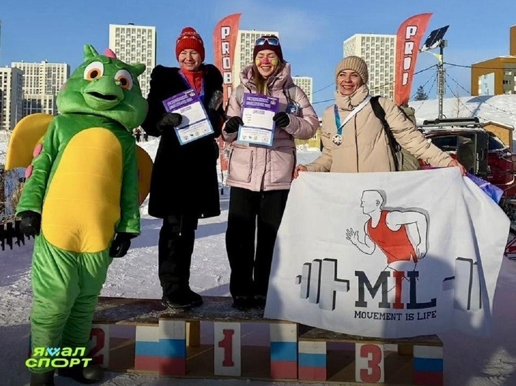 Бегунья из Тарко-Сале в Екатеринбурге завоевала серебро Рождественского полумарафона