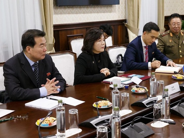 Министр иностранных дел КНДР Цой Сон Хи прибыла с официальным визитом в Россию