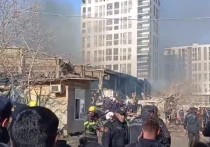 В Баку произошел мощный взрыв в мебельном цехе на улице С.С. Ахундова