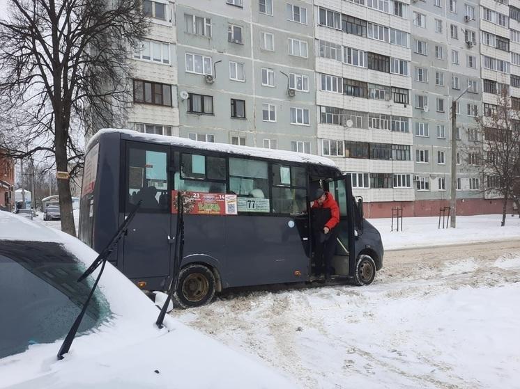 В Калуге водители маршруток N77 самовольно меняют схему движения