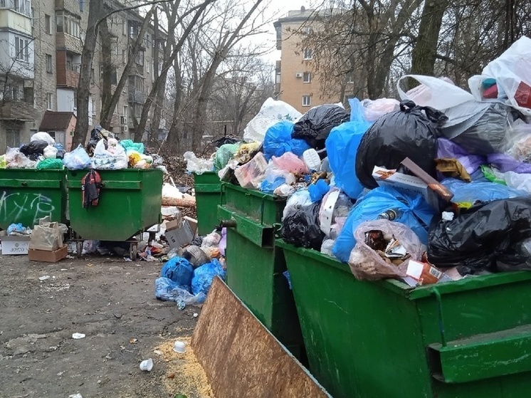 Три города ДНР столкнулись с проблемой несвоевременного вывоза бытового мусора