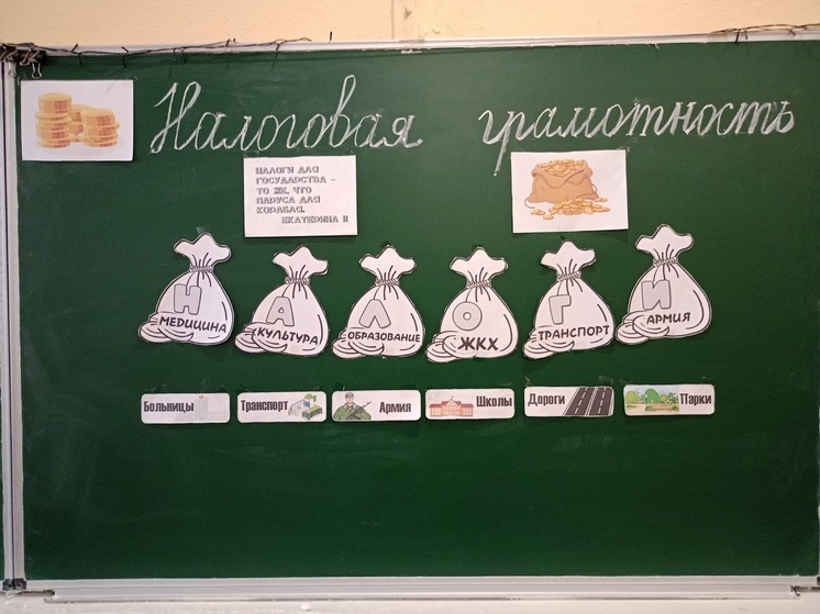 Школьникам Васильевки рассказали о налогах