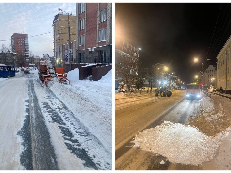 Снег с йошкар-олинских улиц убирают 38 единиц техники