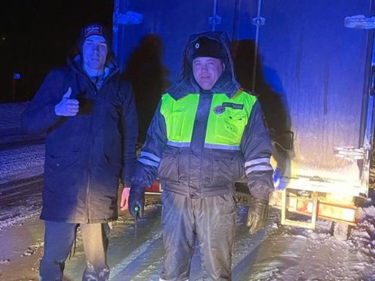 Автоинспекторы в Югре помогли водителю добраться до города