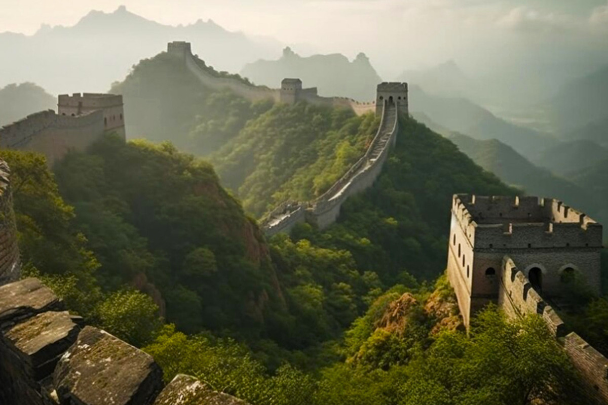 Unusual information has been revealed about a section of the Chinese wall: it was built in haste
