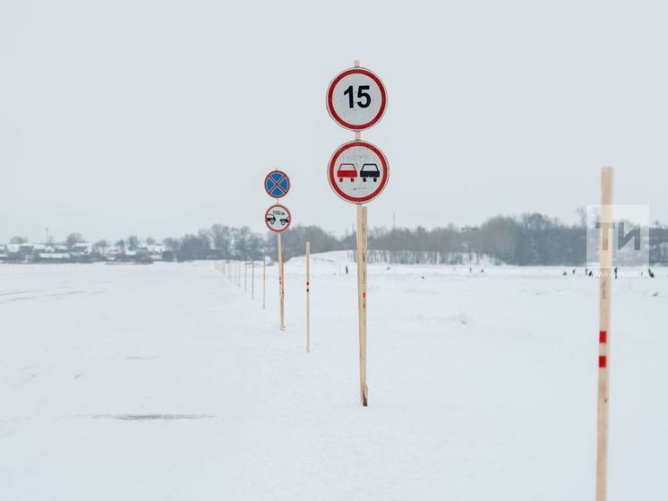 Приостановили работу ледовой переправы в Верхнеуслонском районе Татарстана