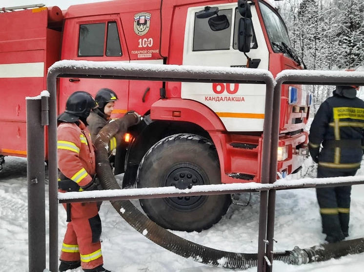 В Кандалакше произошел пожар в жилом пятиэтажном доме