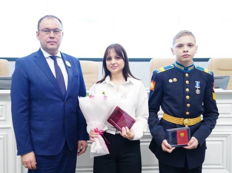 Кузбасского кадета, который спас ребенка, наградили в Кузбассе