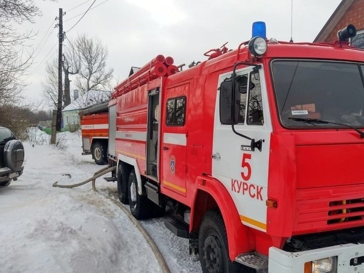 В ЖАО Курска 17 января огнеборцы ликвидировали пожар в жилом доме