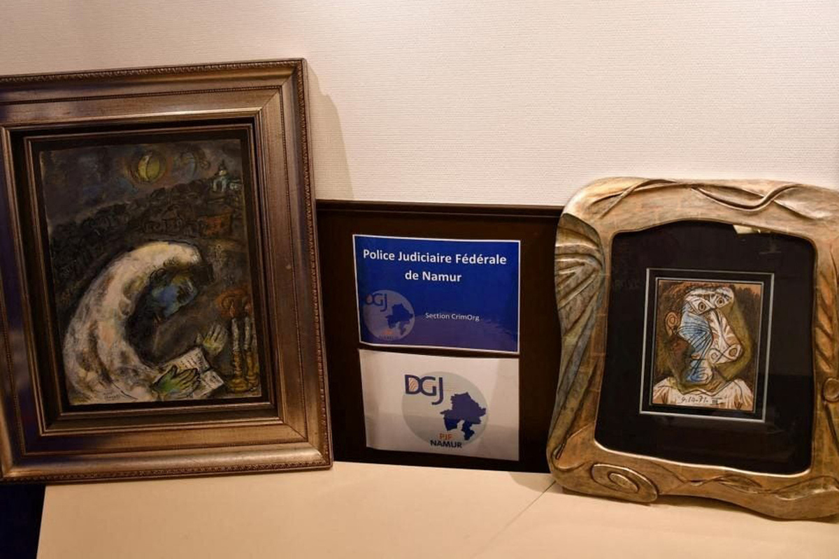 Paintings by Picasso and Chagall stolen in Israel found in Belgium