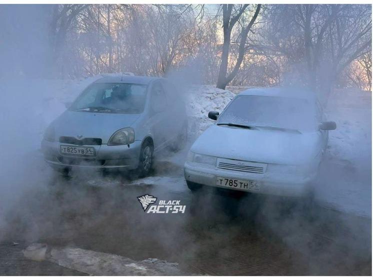 В Новосибирске ДЭУ-1 устраняет деффект на телотрассе правобережной части города