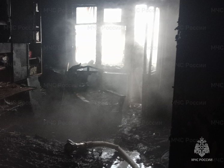 В Бежицком районе Брянска сгорела квартира: есть пострадавший