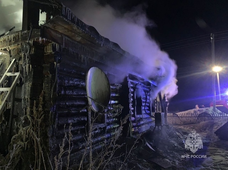 Дом горел в томском садовом товариществе в ночь на 19 января