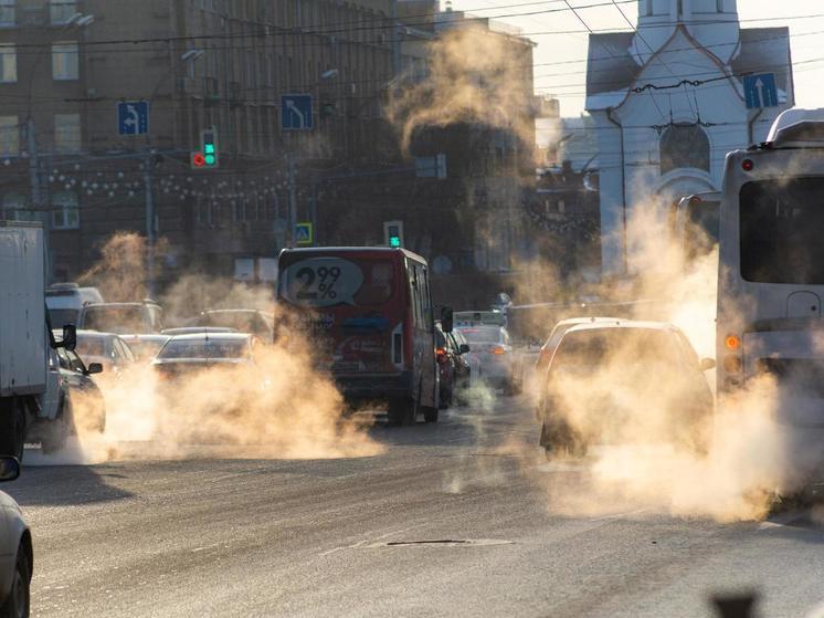 В Новосибирске датчики показали высокий уровень загрязнения воздуха