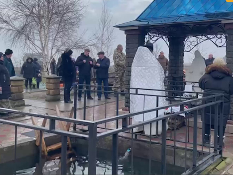 В Хорлах Каланчакского округа прошли Крещенские купания