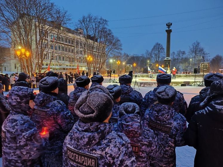 Росгвардейцы из Выборга поучаствовали в акции «Блокадная ласточка»