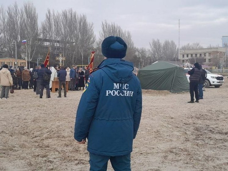 В Скадовске сотрудники МЧС обеспечили безопасные Крещенские купания