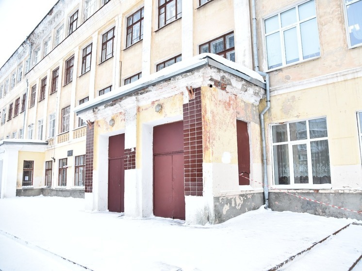 Капремонт школы №13 выполнят за полгода в Вологде