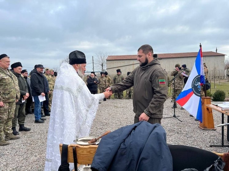 В Бердянске на Крещение состоялся сход казачьей общины