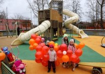 За пять лет в городском округе по программе губернатора Московской области установлены 18 детских площадок