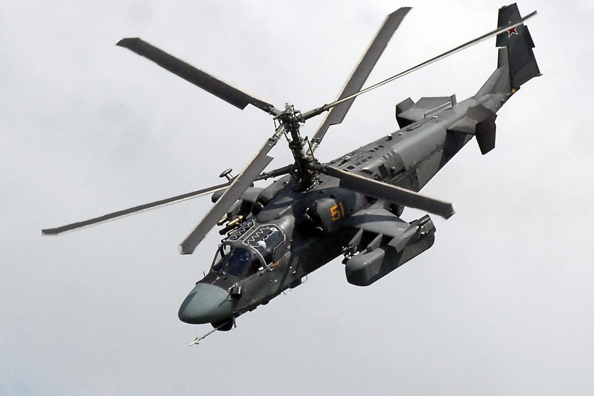 Ministry of Defense: Ka-52 and Mi-35 helicopters hit equipment and units of the Ukrainian Armed Forces