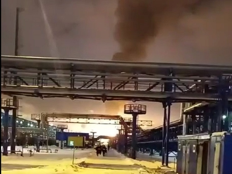 A fire occurred at the NOVATEK terminal in the port of Ust-Luga