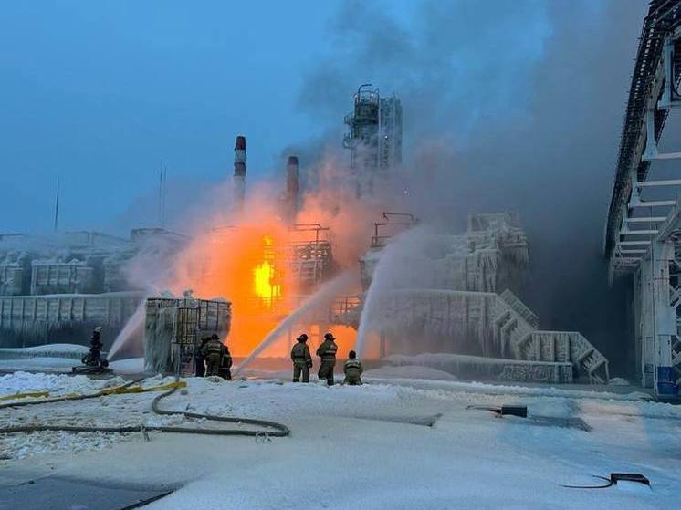 Пожар в порту Усть-Луга локализовали