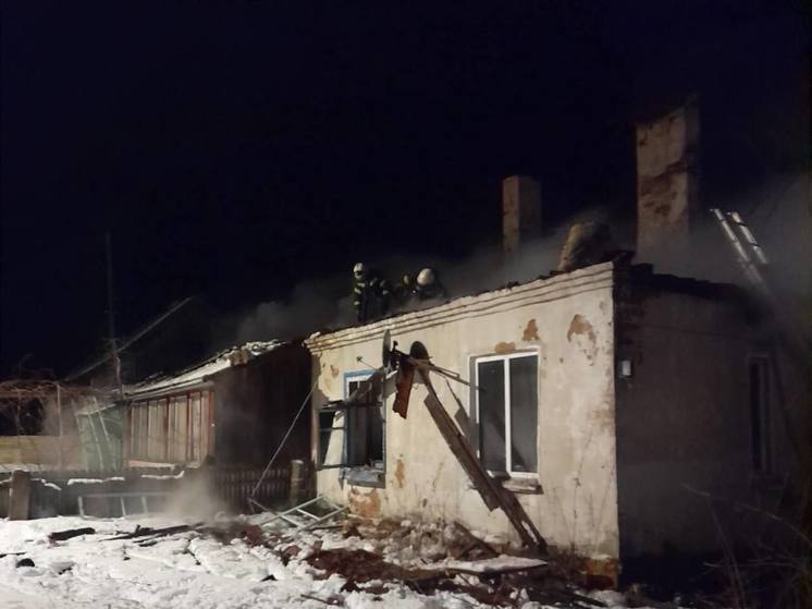 В Озерске произошел пожар в жилом доме