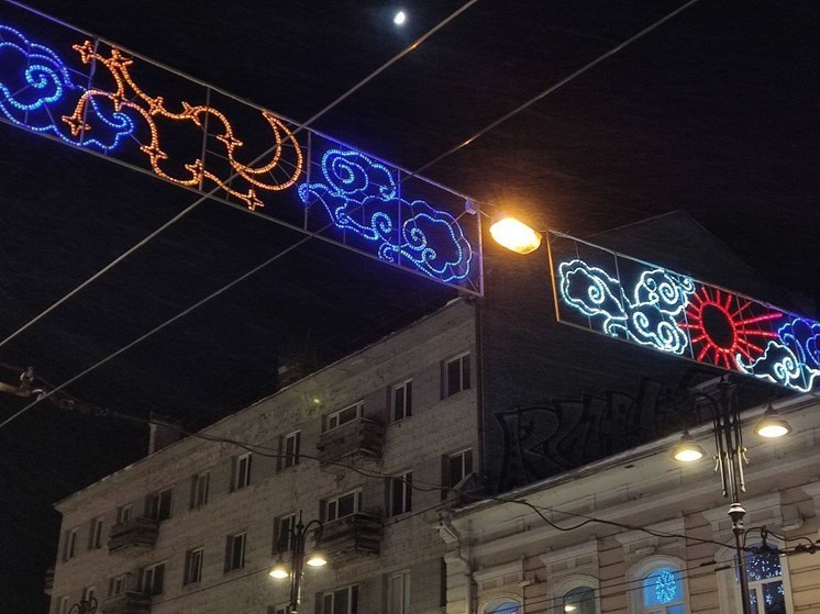 Новогодняя иллюминация в Томске погаснет 26 января
